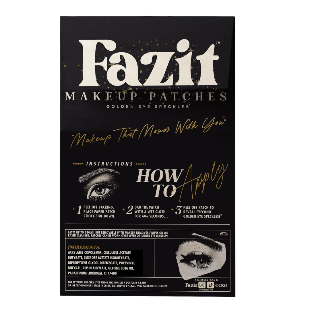 Parche Fazit con efecto resplandor para el maquillaje de ojos.