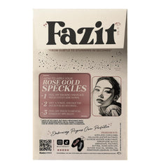 Parche Fazit con destellos rosado dorado para uso diario.