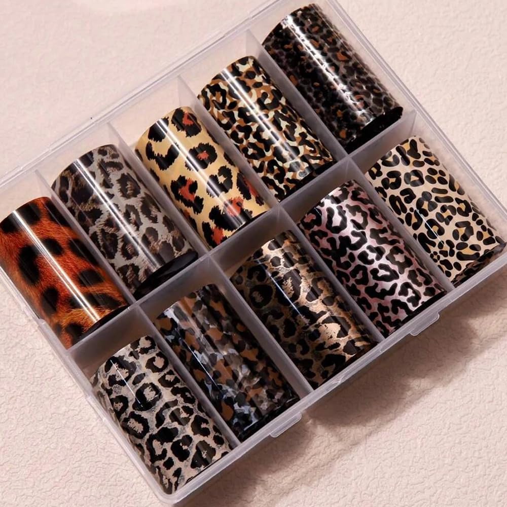 FBABFBUO laser-leopard-foil-nail-transfer offers professional-looking results in minutes.