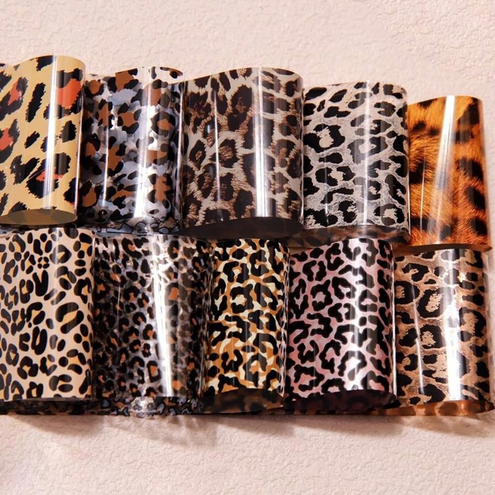 FBABFBUO leopard nail-art-sticker delivers fast, eye-catching designs without painting or heating.
