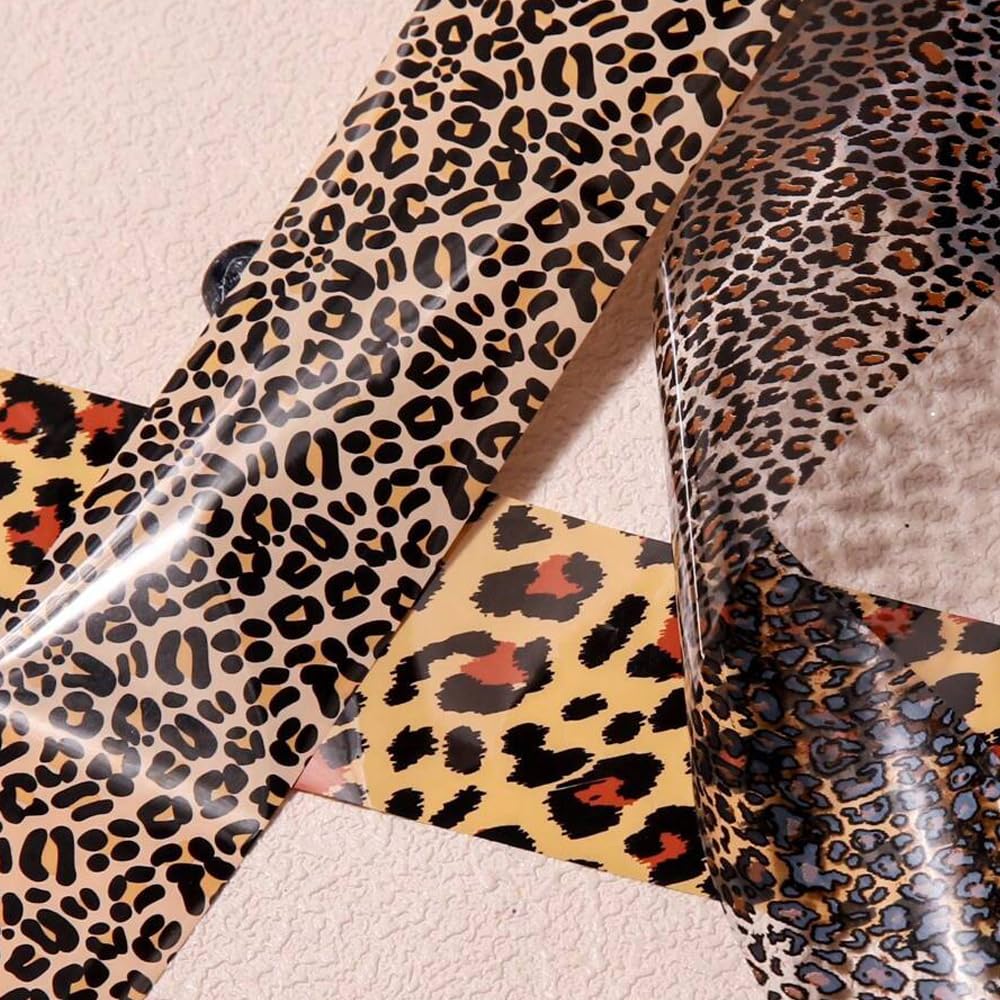 FBABFBUO snake-nail-art-sticker provides versatile patterns for natural and artificial nails.