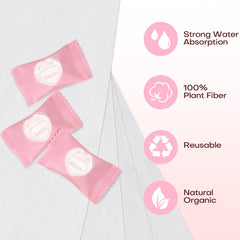 FCaeon individually wrapped towel emphasizing hygienic design for travel.