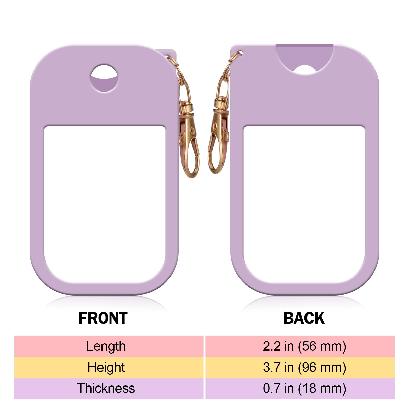 Fcgbdbz leak-proof fit keeps Touchland spray secure.