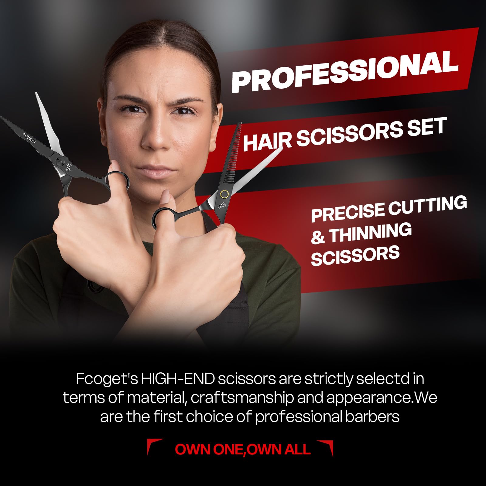 Fcoget adjustable tension screw to customize grip and tension
