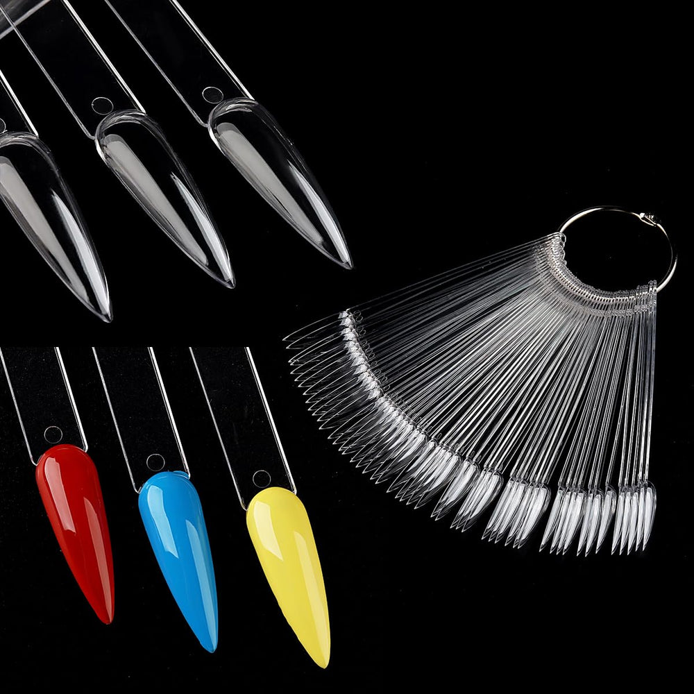Fcozpjk 150-piece swatch kit ideal for nail art practice and color matching