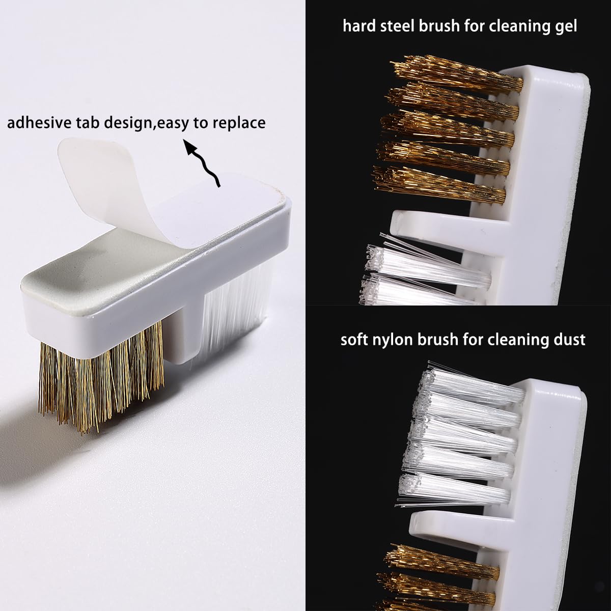 Fcozpjk compact manicure tool stand helps keep the workspace organized.