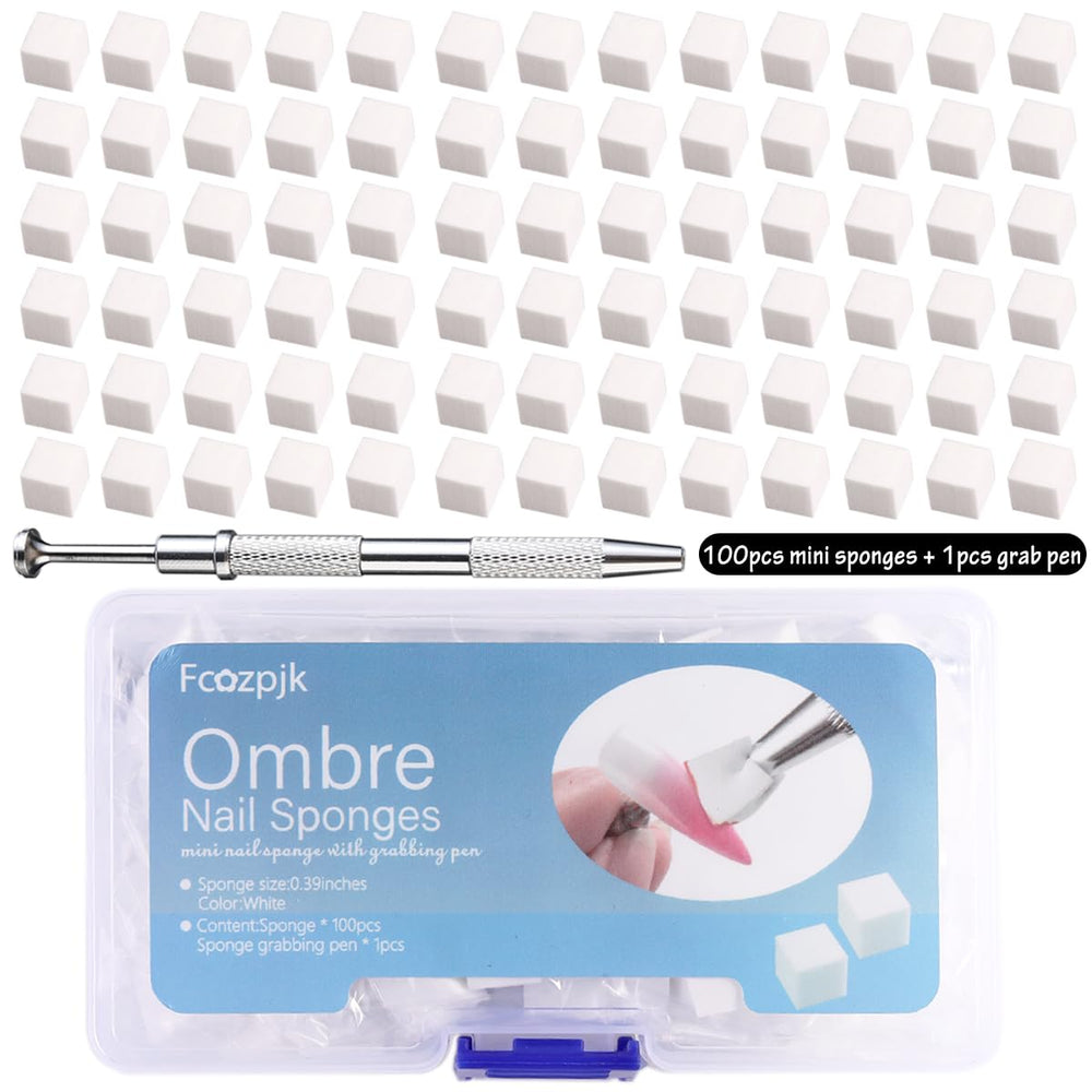 Fcozpjk mini nail sponges detail for precise ombre layers.