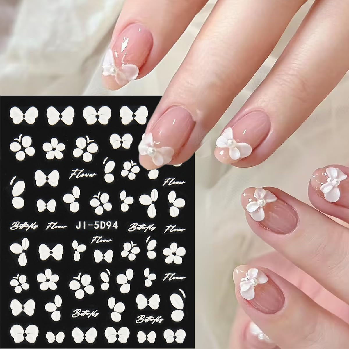 Fcozpjk self-adhesive decals for easy DIY nail art