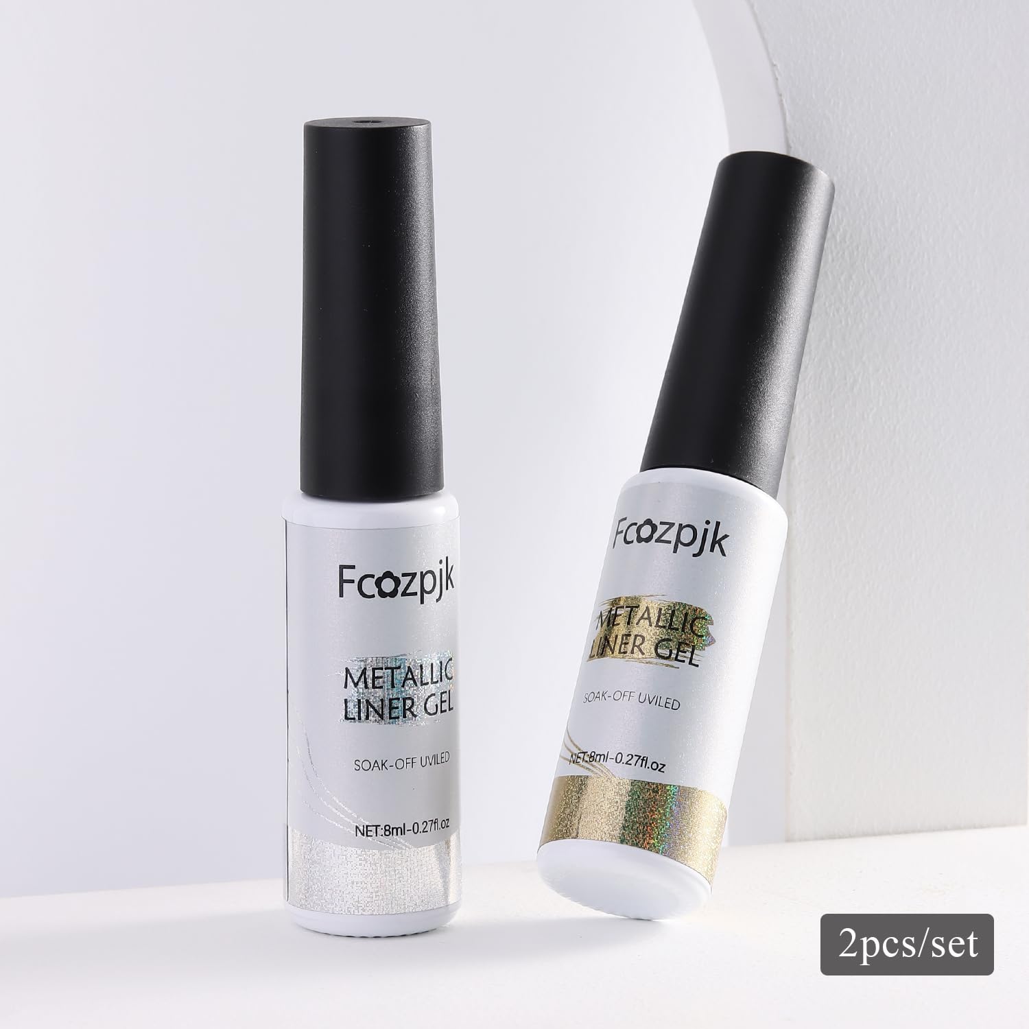 Fcozpjk Set de dos botellas 8 ml para delineados detallados