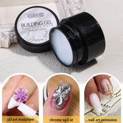 Fcozpjk silicone carving pen in action for shaping 3D flower details.