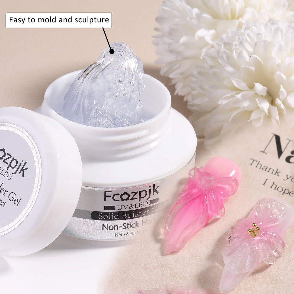 Fcozpjk silicone carving pen dual-tip for precise 3D nail carving and shaping