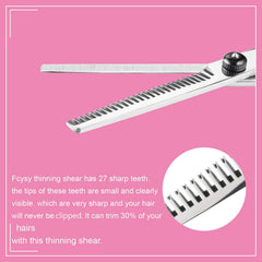 Fcysy hair razor comb for detangling and quick trimming between sessions.