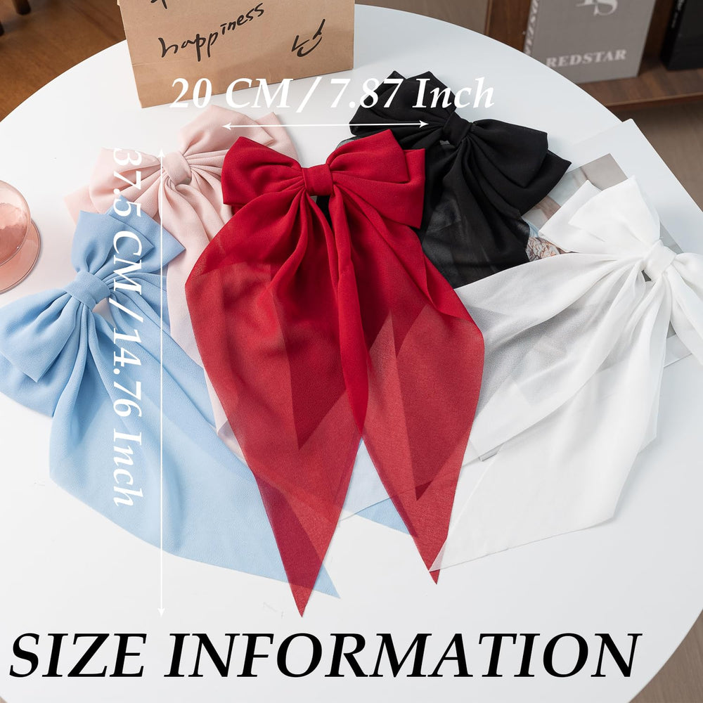 FDBJulyy bow-knot clips with ribbon-style detail for elegant updos.