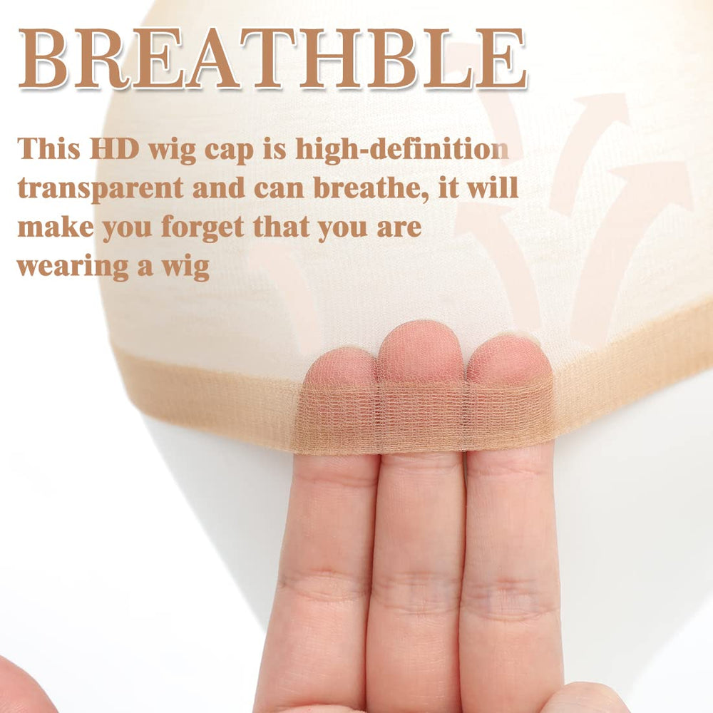 FDBJulyy elastic nylon wig cap offers comfortable fit for various head sizes
