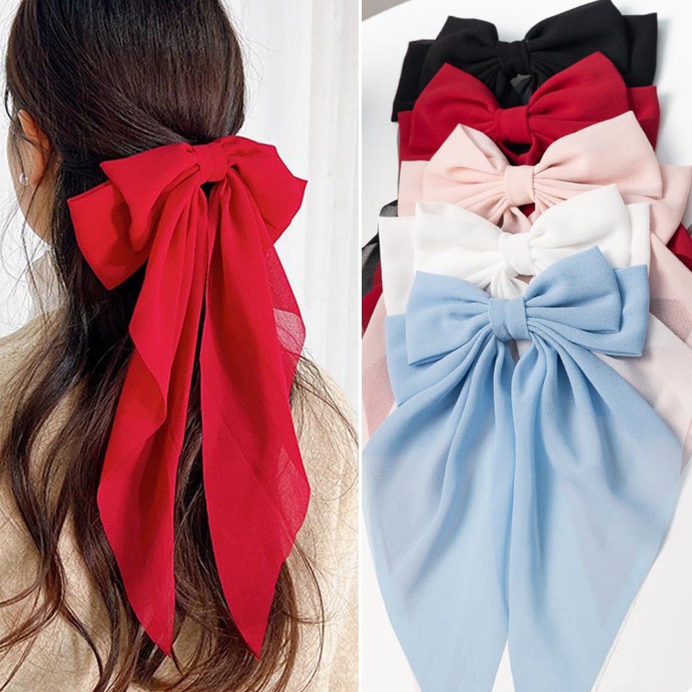 FDBJulyy gift-pack bow clips add fashionable touch for gifting.