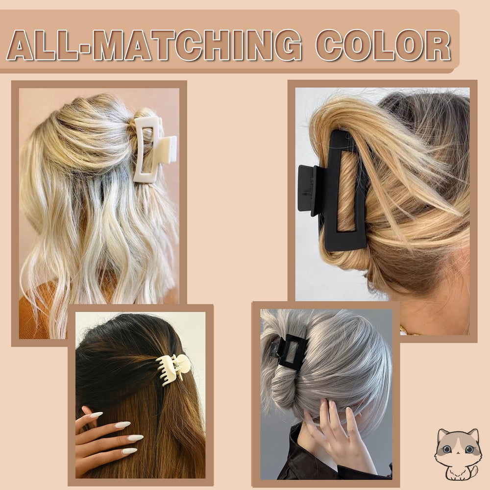 FDBJulyy hair clip in action with thick hair showing strong hold.