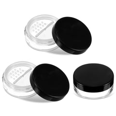 FdcZeyxior 2-pack 10ml containers with clear body for powder visibility