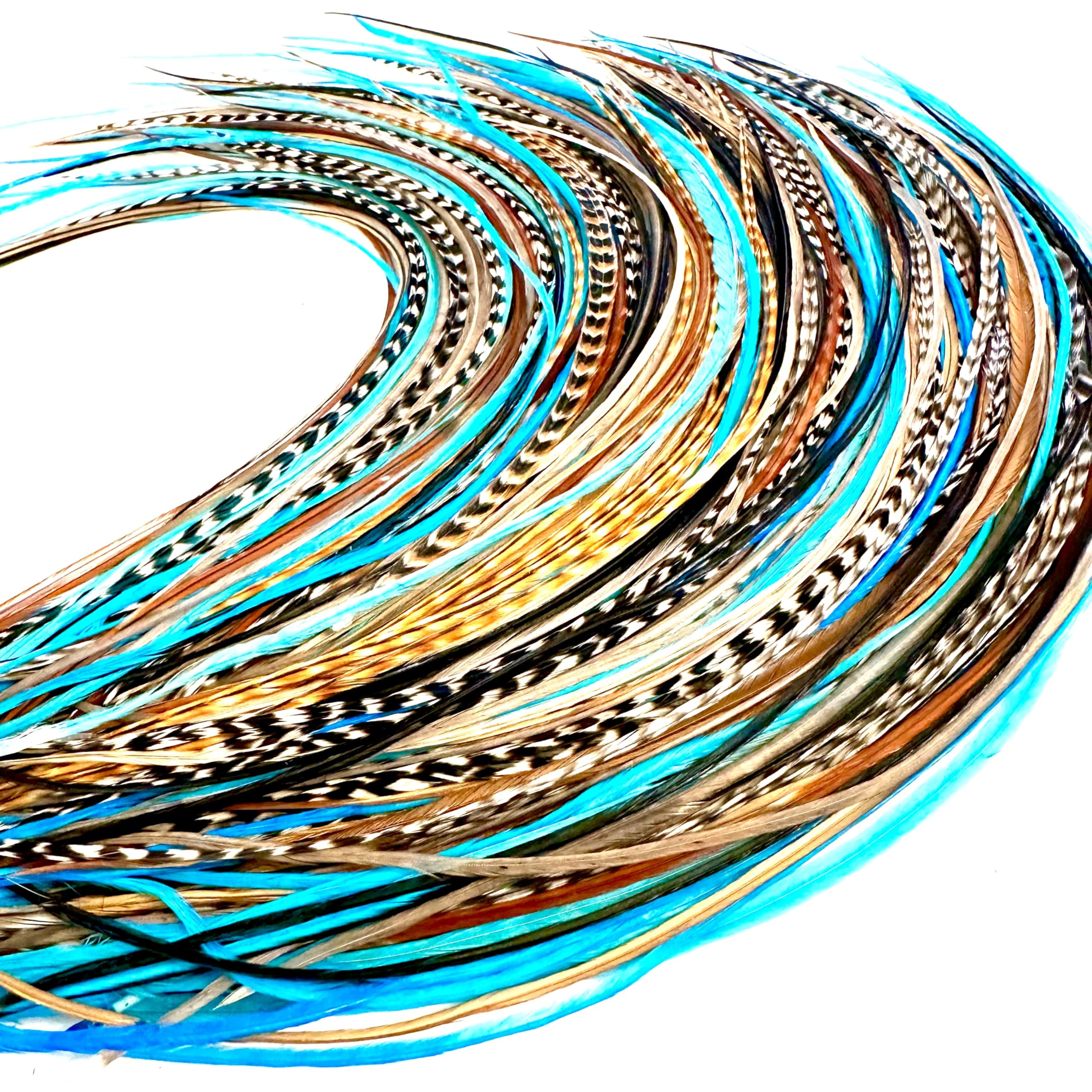 Feather Headz DIY rooster kit with micro-link beads for easy customization