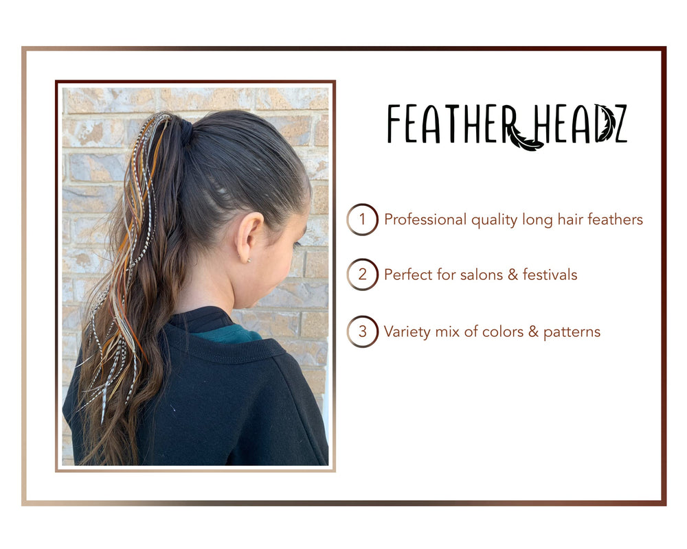 Feather Headz 7-12 inch extensions offer versatile length options