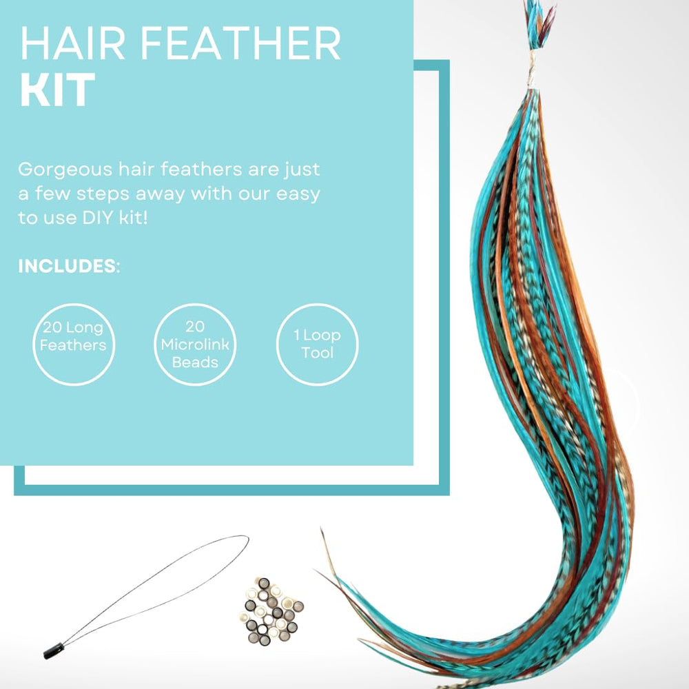 Feather Lily black-white striped feathers provide dynamic contrast for creative looks.