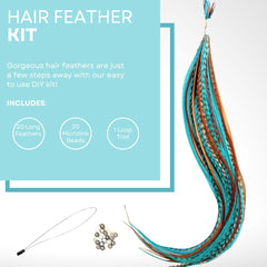Feather Lily black-white striped feathers provide dynamic contrast for creative looks.