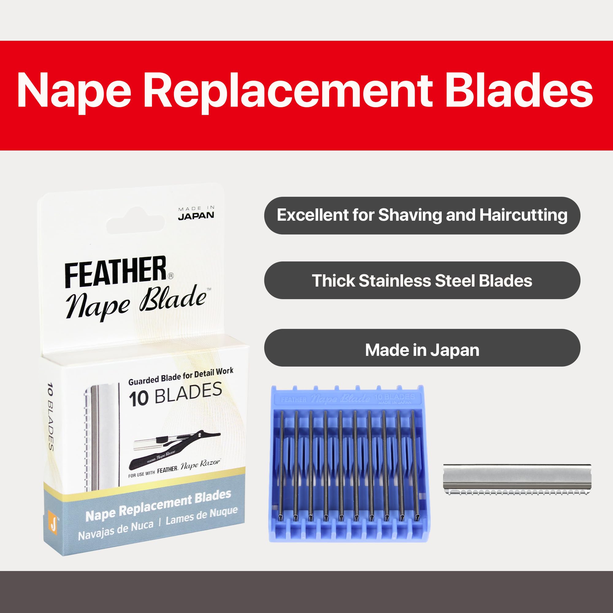 Feather Nape Blade in bangs trimming scenario for precise shaping