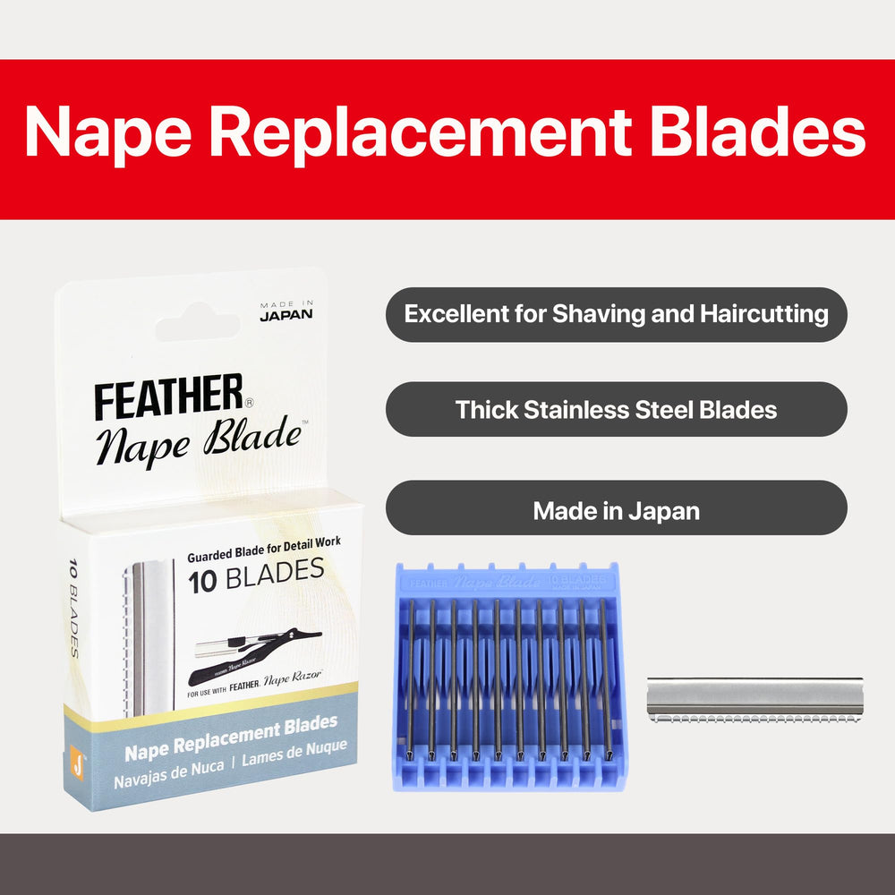 Feather Nape Blade in bangs trimming scenario for precise shaping