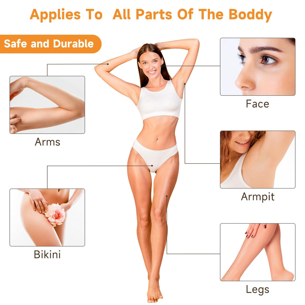 FEBABACI face and body wax strips ready for versatile waxing.