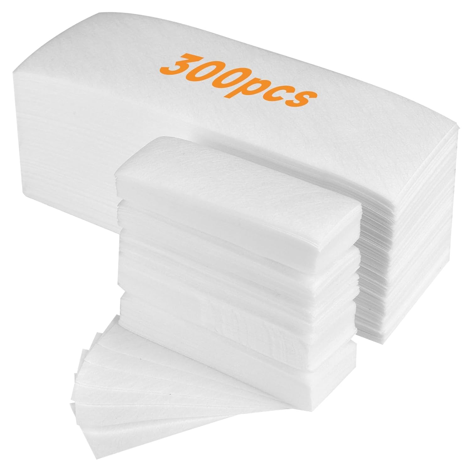FEBABACI large wax strips pack for body waxing, gentle and lint-free.