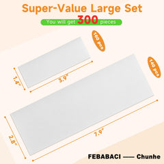 FEBABACI small facial wax strips for precise, comfortable facial waxing.