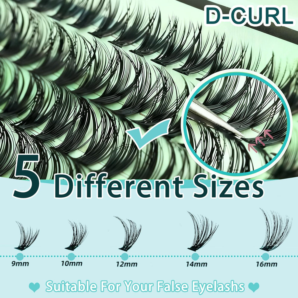 FebFeb 30D and 40D curl clusters with natural finish