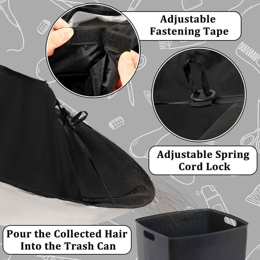 FEBSNOW foldable-design cape folds compactly for easy storage in home or studio.