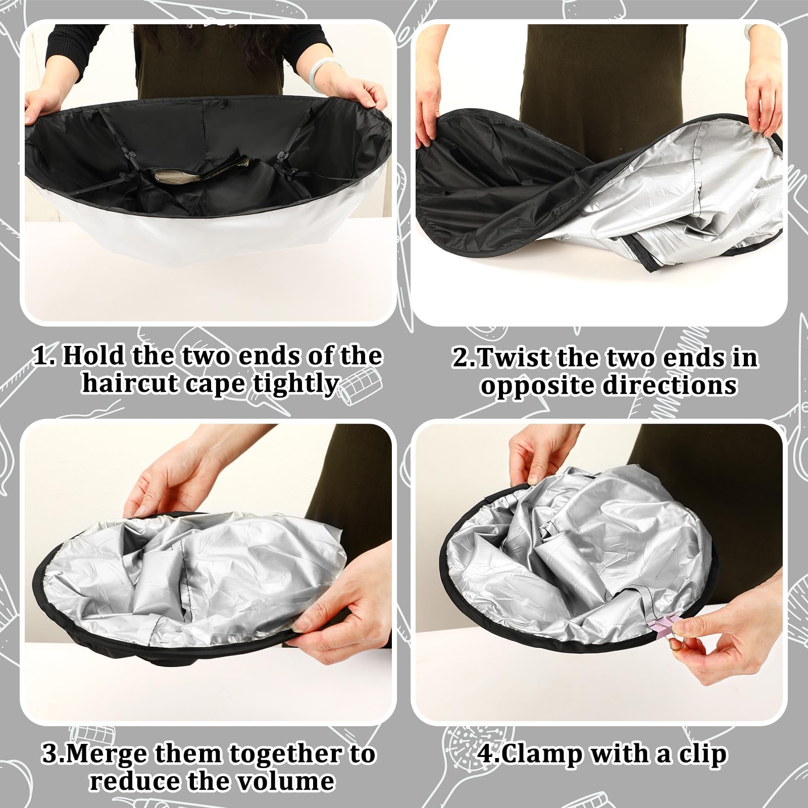 FEBSNOW water-repellent-nylon cape beads water and keeps you dry.