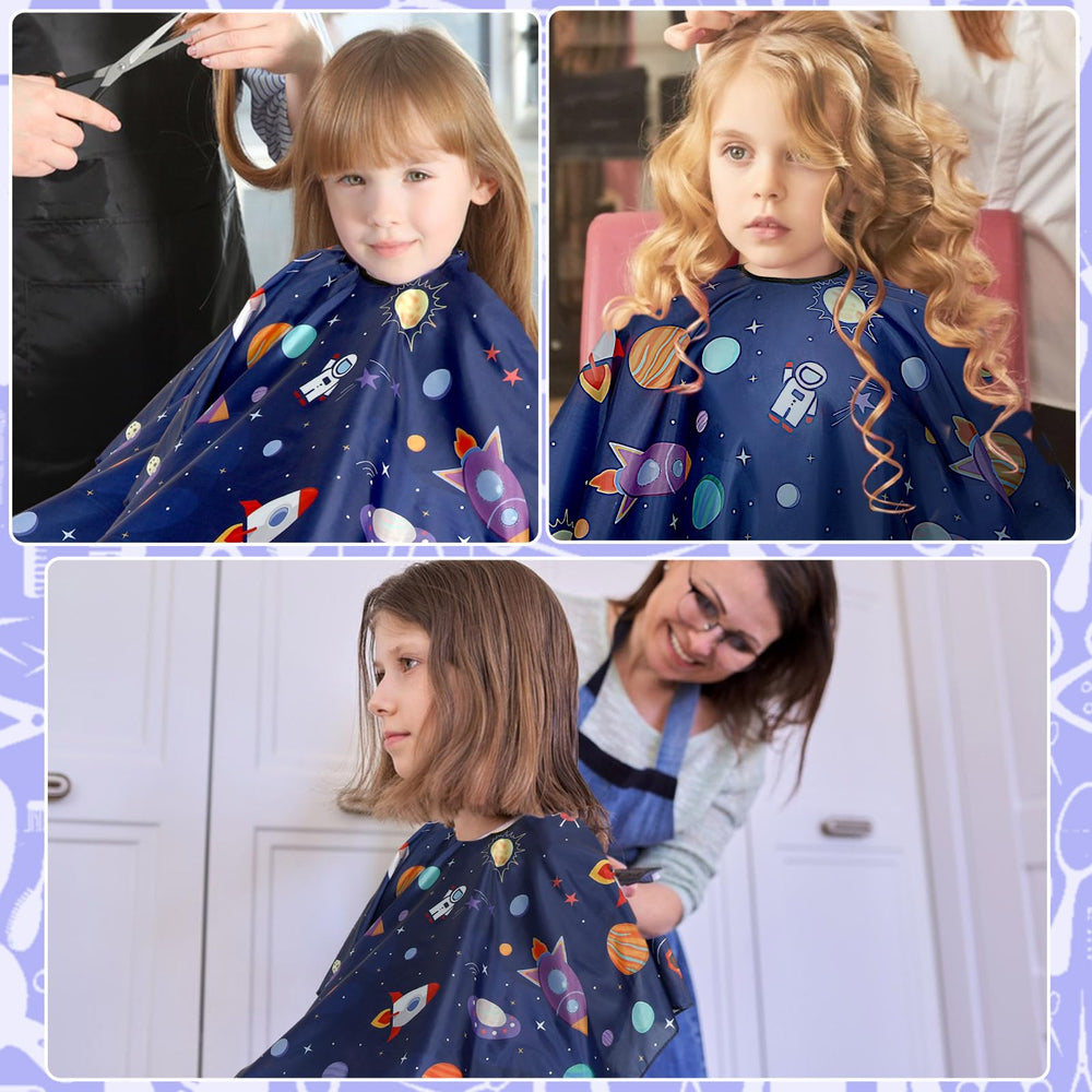 FEBSNOW machine washable cape stays clean and reusable after trimming