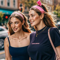 Banda para cabello Fecawd, tejido suave y elástico para todo tipo de cabello.