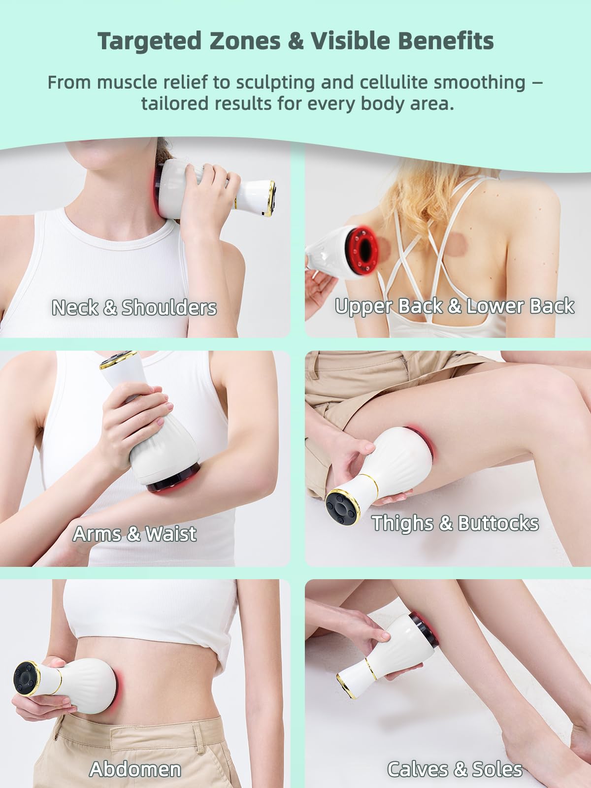 FEEJOY massager highlighting one‑touch pressure release for safer sessions