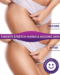 FeeMeFee Body Firming Oil texture close-up showing non-greasy finish.