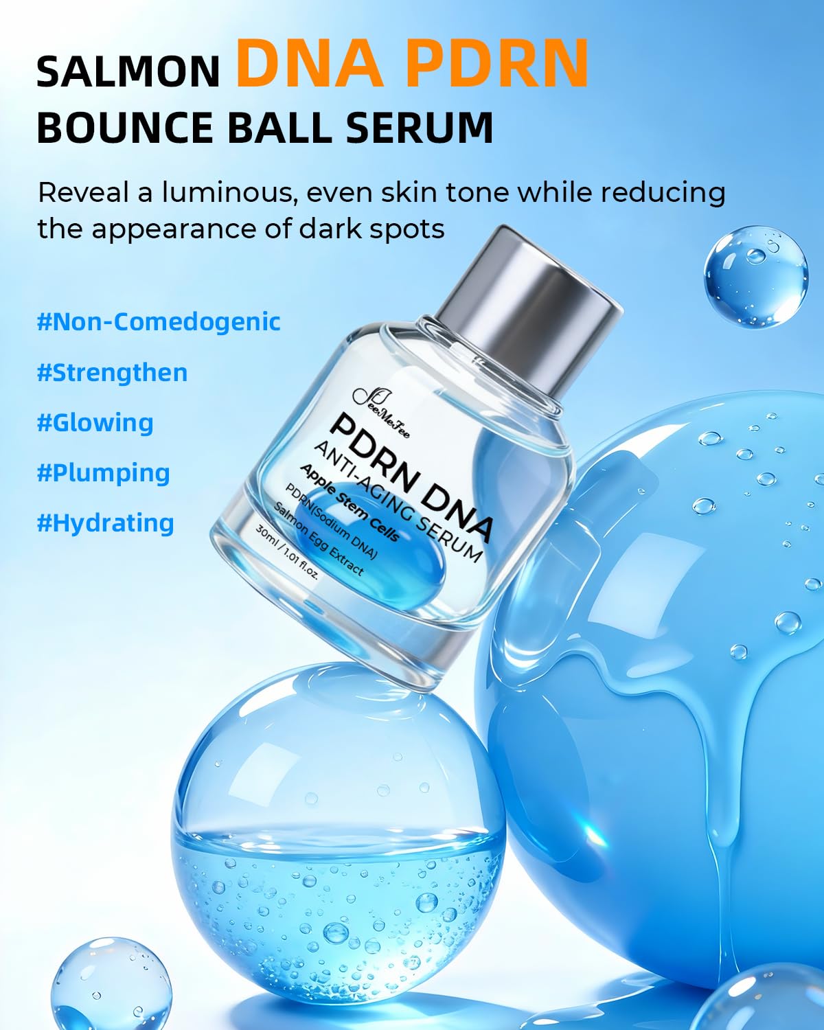 FeeMeFee dual-chamber activation demonstrates fresh serum release for daily use