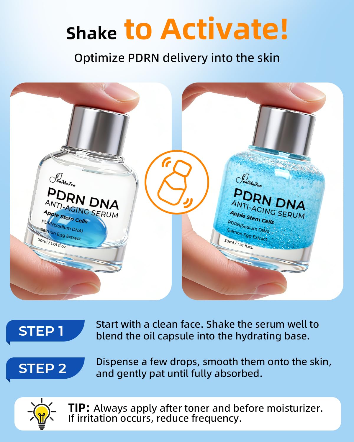 FeeMeFee serum layers under SPF or makeup for seamless daily care