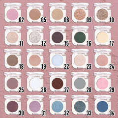 Matte shades in FeiCuiYun palette create soft base and definition