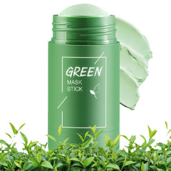 FeiCuiYun Green Tea Clay Mask Stick being applied for deep cleansing