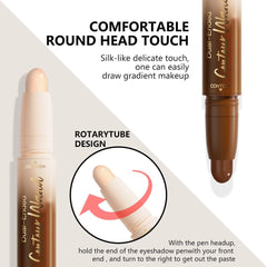 FeiCuiYun highlighter shade brightens cheekbones and brow bone for radiant daytime glow.