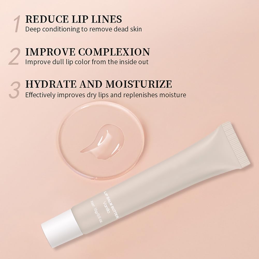 FeiCuiYun shea and murumuru nourishment for deeply conditioned lips.