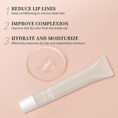 FeiCuiYun shea and murumuru nourishment for deeply conditioned lips.