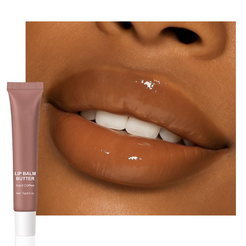 FeiCuiYun Lip Butter Iced Coffee tube provides instant hydration and gloss.