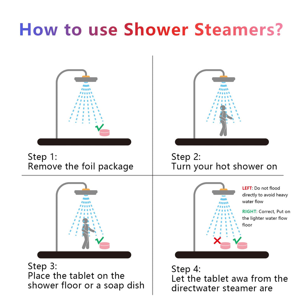 FEIFAN SHOWER bomba de manzanilla para ducha, calma suave y reconfortante.