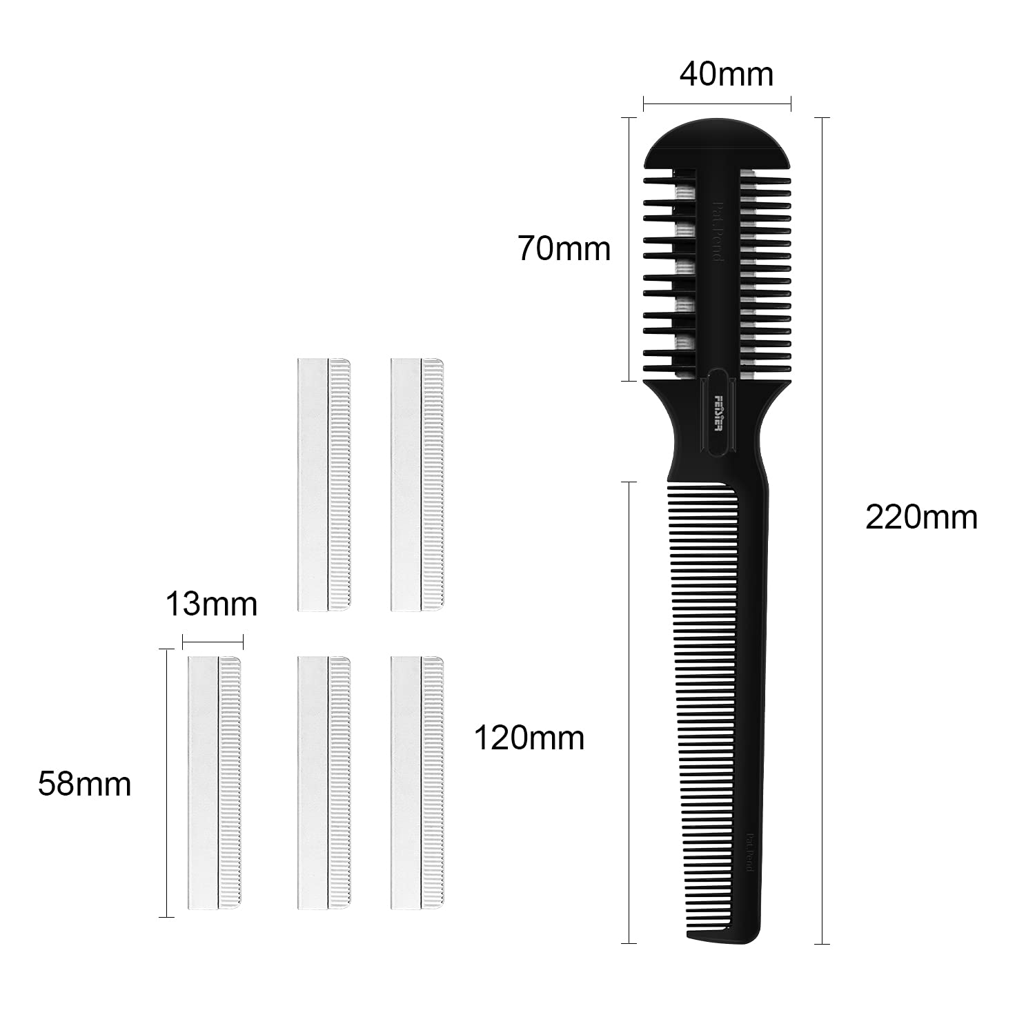 FEISIER Safety design keeps skin safe during trimming sessions.