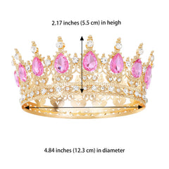 Feltent queen crown wedding headband adds timeless glamour to your special day.