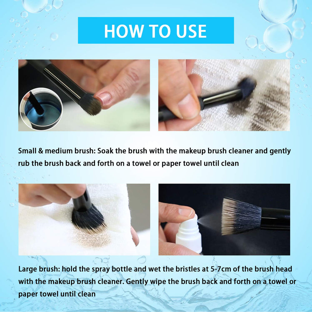Felico fast-drying formula for brushes dries quickly after cleaning.