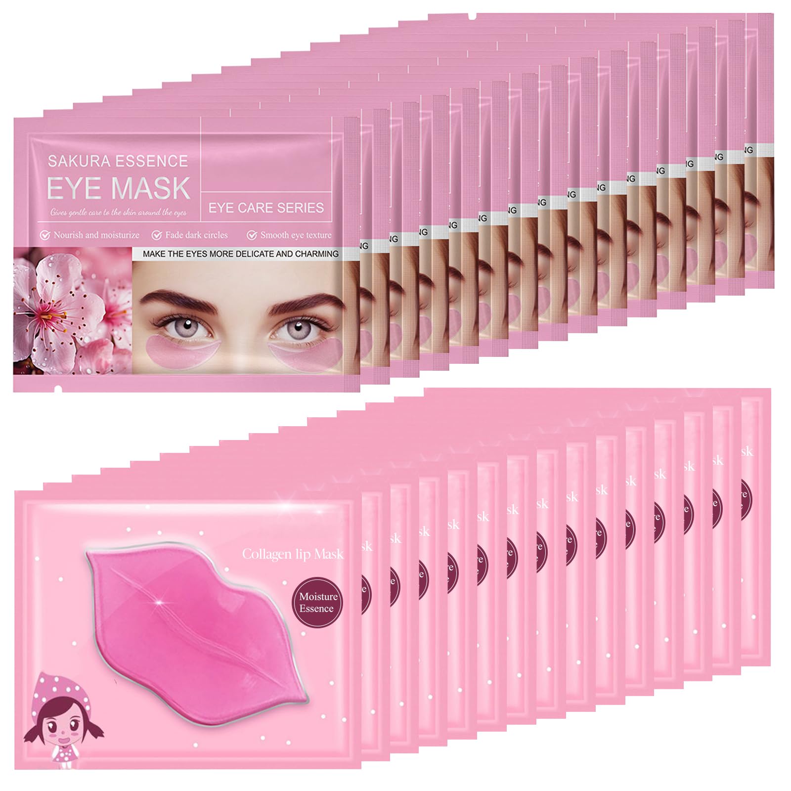 Mascarilla labial Felico con cristal para hidratación profunda.
